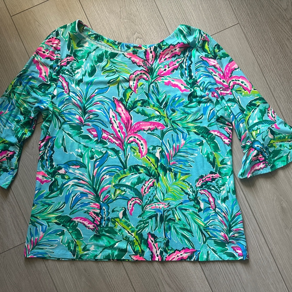 Lilly Pulitzer 3/4 Sleeve Blouse